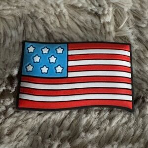 US Flag CROCS Jibbitz Shoe Charm 5/$20